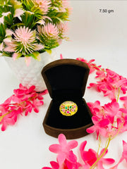 Silver Gold Plated Ring