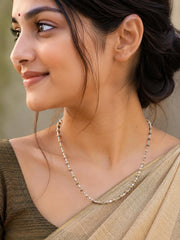 Silver Tulsi Mala