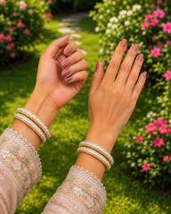 Silver Rajputi Bangles