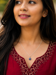 Silver Chain with Pandel
