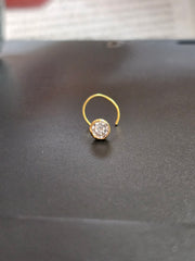 Gold plated Nosepin