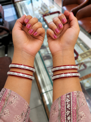 Silver Rajputi Bangles